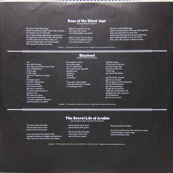 David Bowie - "Heroes"