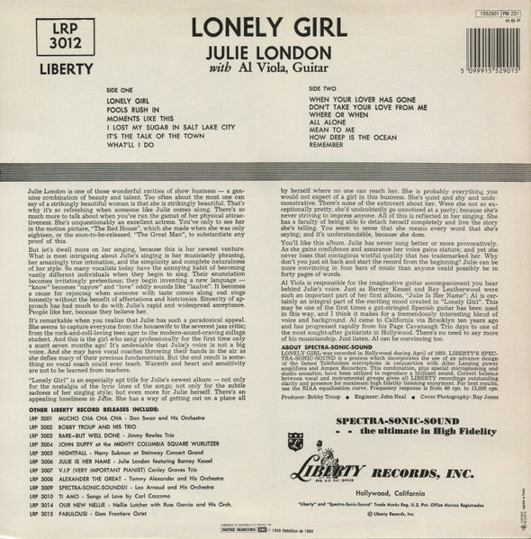 Julie London - Lonely Girl