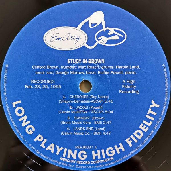 Clifford Brown And Max Roach - Study In Brown