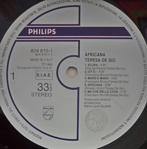Teresa De Sio - Africana