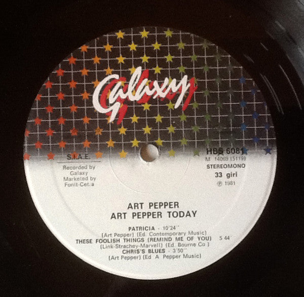 Art Pepper - Today