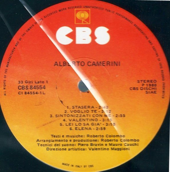 Alberto Camerini - Alberto Camerini