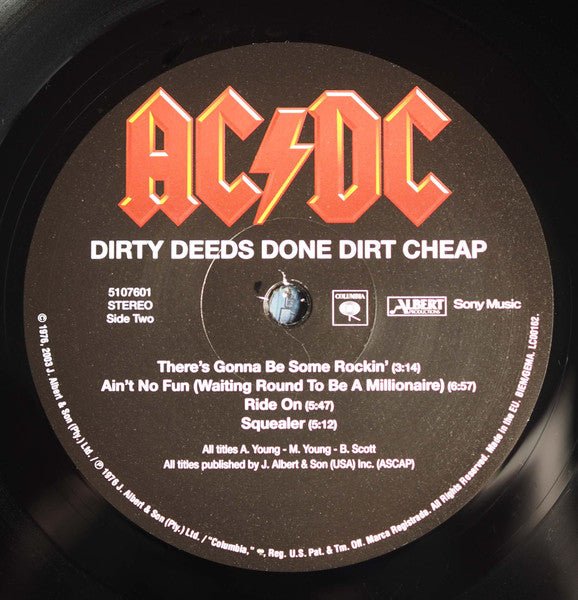 AC/DC - Dirty Deeds Done Dirt Cheap (nuovo)