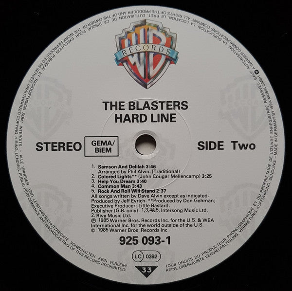 The Blasters - Hard Line