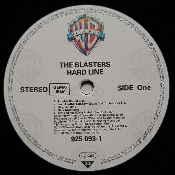 The Blasters - Hard Line