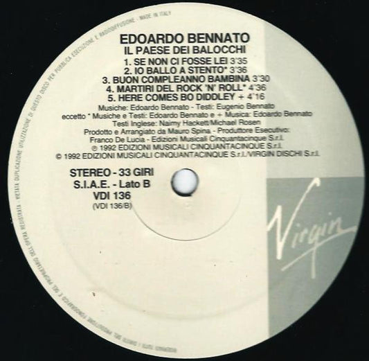 Edoardo Bennato - Il Paese Dei Balocchi