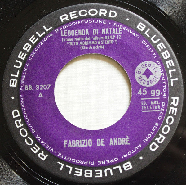 Fabrizio De André - La Leggenda Di Natale / Inverno