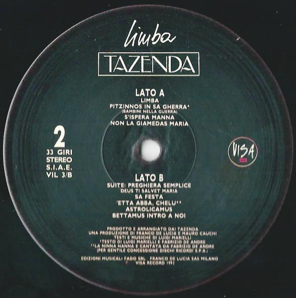 Tazenda - Limba