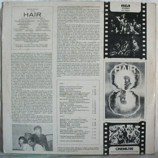 Gerome Ragni / James Rado / Galt MacDermot – Hair - Versione Originale Di Broadway Di Ragni-Rado-MacDermot