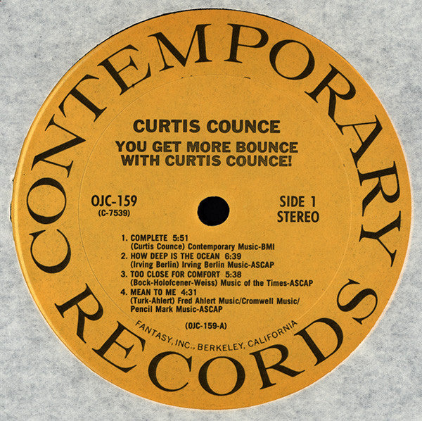 The Curtis Counce Group - You Get More Bounce With Curtis Counce!