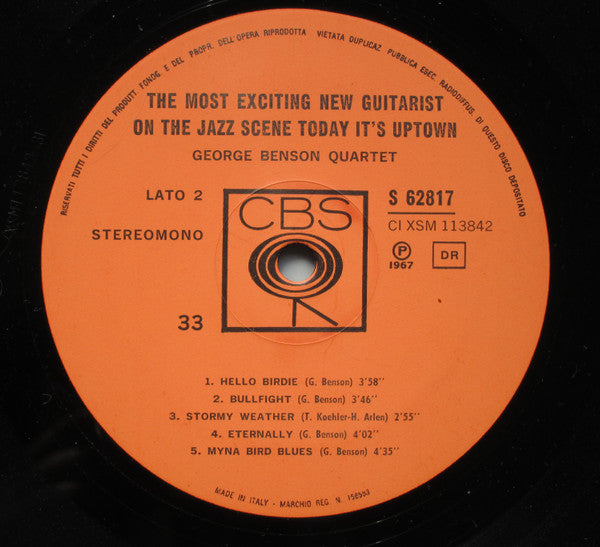 The George Benson Quartet - It's Uptown