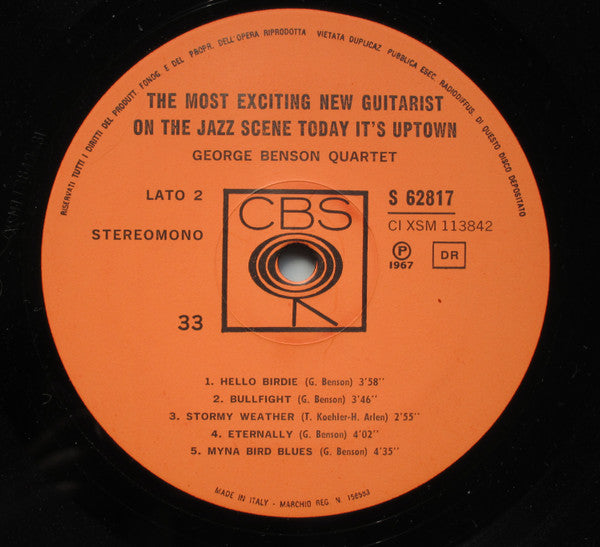 The George Benson Quartet - It's Uptown