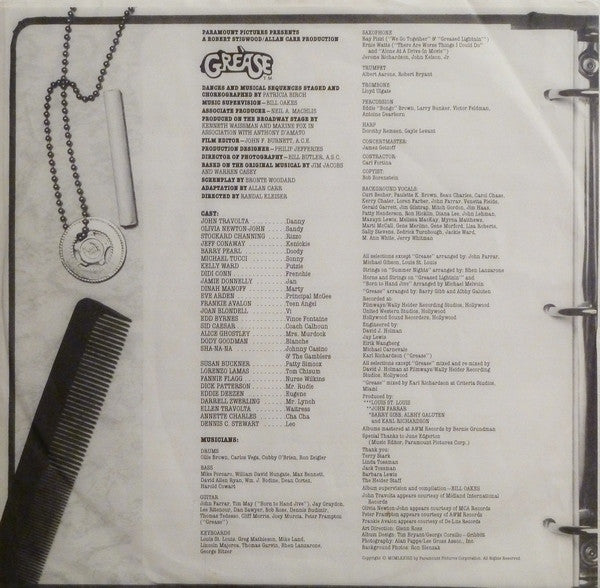 Various - Grease (The Original Soundtrack From The Motion Picture)