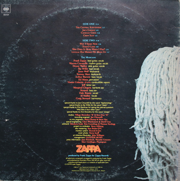 Frank Zappa - Joe's Garage Act I