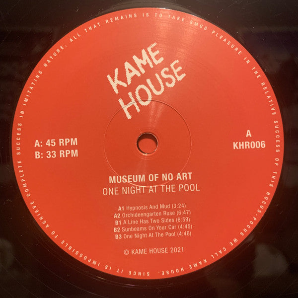 Museum Of No Art - One Night At The Pool