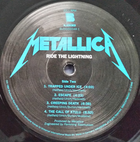 Metallica - Ride The Lightning (nuovo)