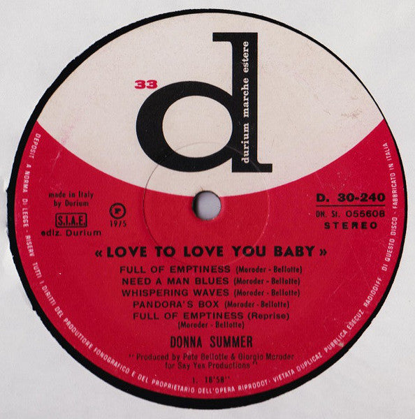 Donna Summer - Love To Love You Baby