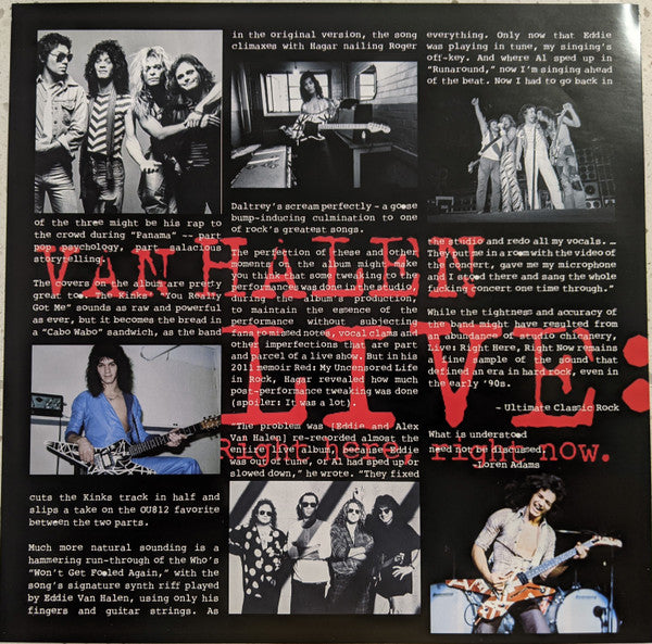 Van Halen - Live: Right Here, Right Now.