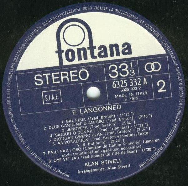 Alan Stivell - E Langonned