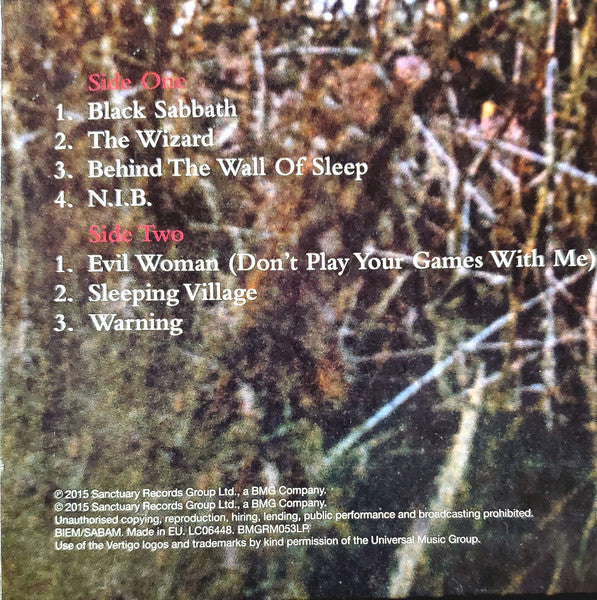 Black Sabbath - Black Sabbath