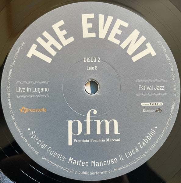 Premiata Forneria Marconi - The Event (Live In Lugano Estival Jazz) (nuovo)