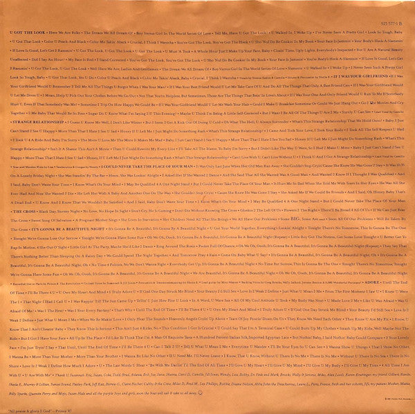 Prince - Sign "O" The Times