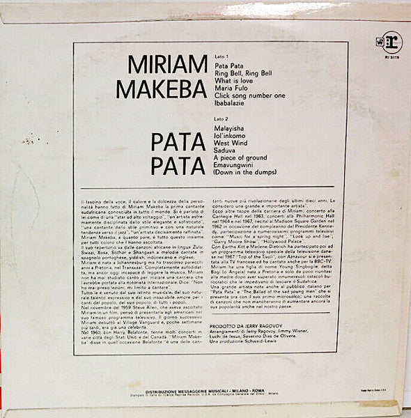 Miriam Makeba - Pata Pata