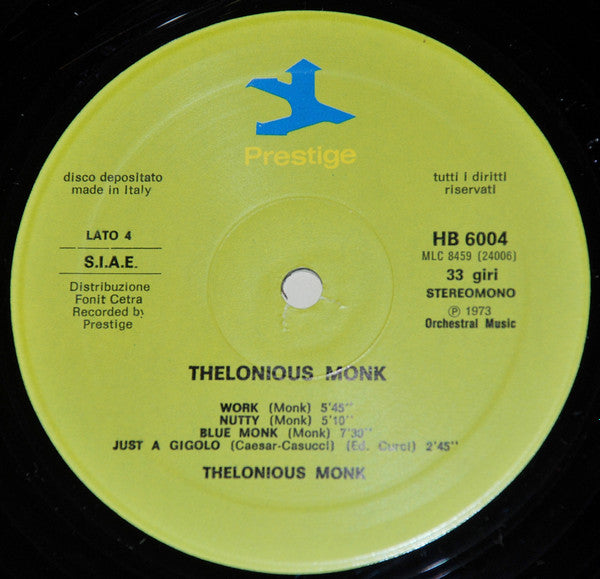 Thelonious Monk - Thelonious Monk