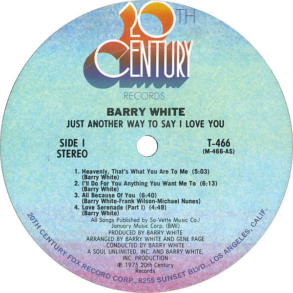Barry White - Just Another Way To Say I Love You