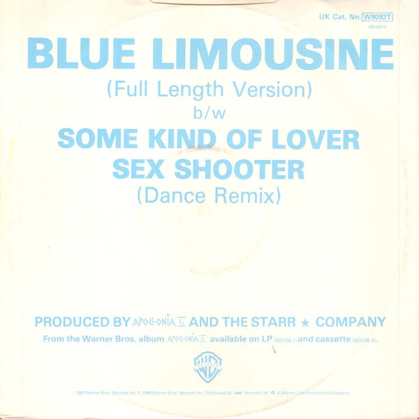 Apollonia 6 - Blue Limousine