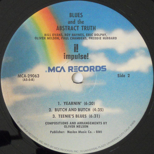 Oliver Nelson - The Blues And The Abstract Truth