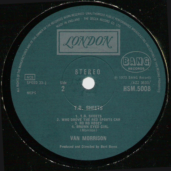 Van Morrison - T.B. Sheets