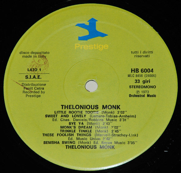 Thelonious Monk - Thelonious Monk