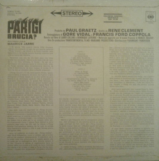 Maurice Jarre - Parigi Brucia? (Colonna Sonora Originale Del Film)