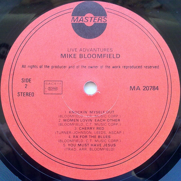Mike Bloomfield - Live Adventures