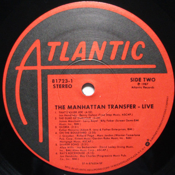 The Manhattan Transfer - Live