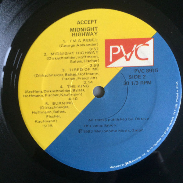 Accept - Midnight Highway