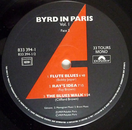 Donald Byrd - Byrd In Paris Volume I