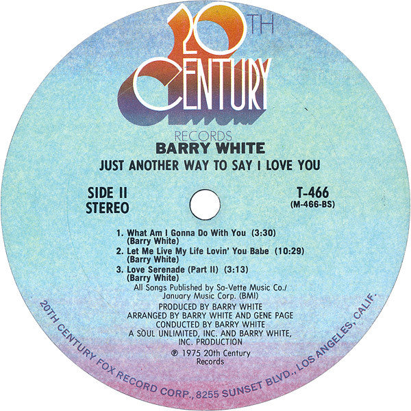Barry White - Just Another Way To Say I Love You
