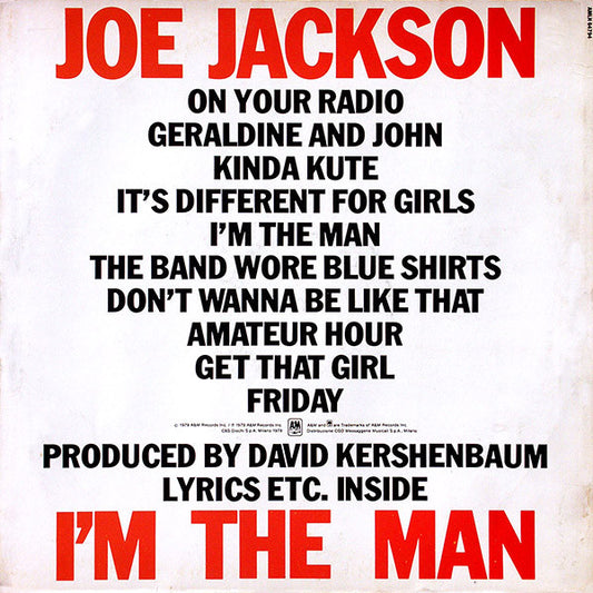 Joe Jackson - I'm The Man