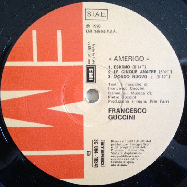 Francesco Guccini - Amerigo
