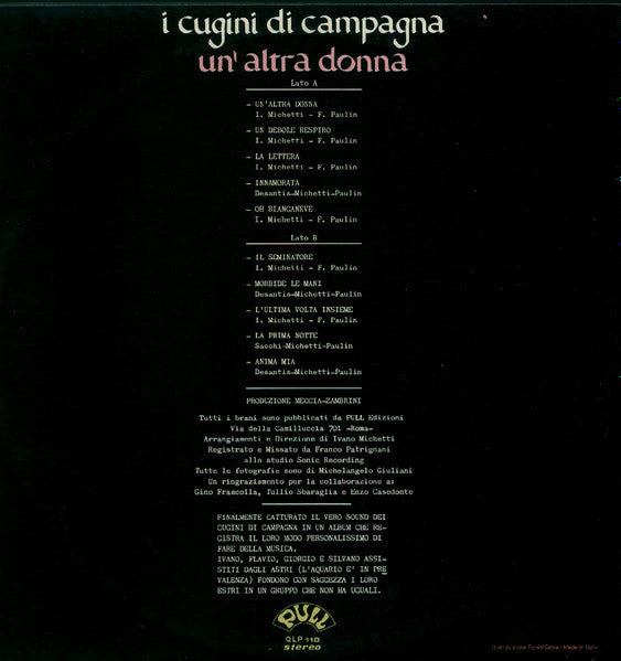 I Cugini Di Campagna - Un'Altra Donna