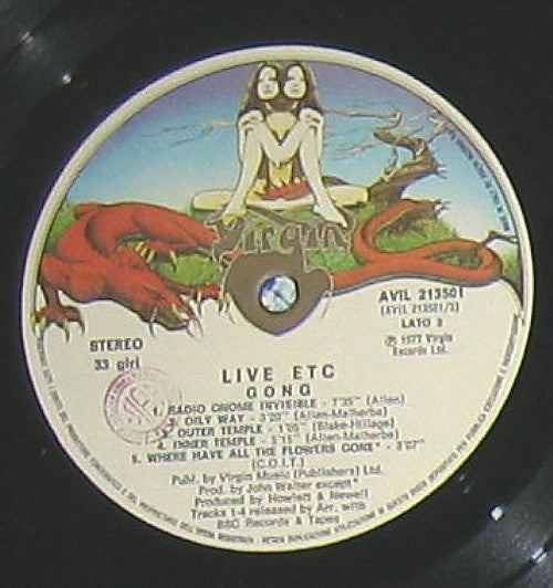 Gong - Live Etc.