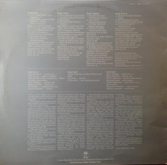 Gong - Live Etc.