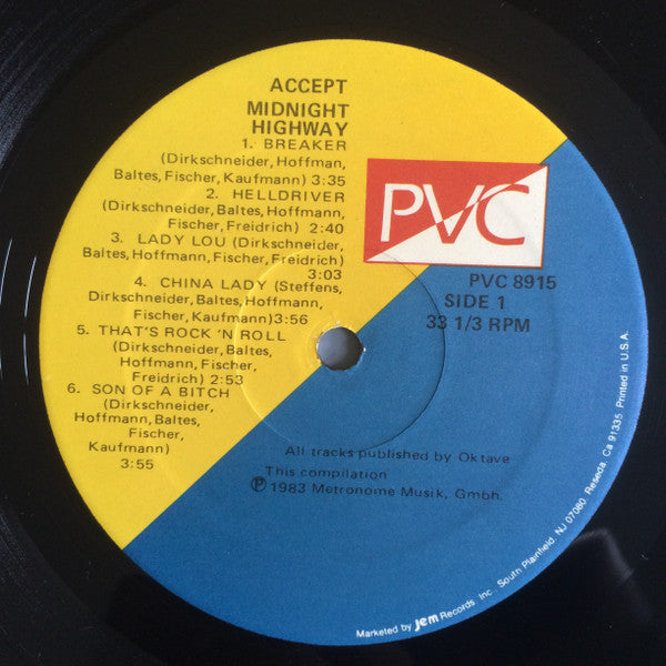 Accept - Midnight Highway