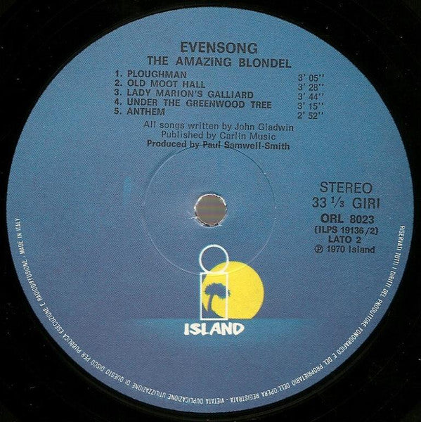 Amazing Blondel - Evensong