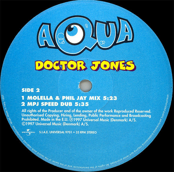 Aqua - Doctor Jones (Mixes By D-bop Molella & Phil Jay)