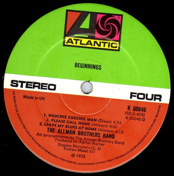 The Allman Brothers Band - Beginnings