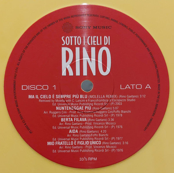 Rino Gaetano - Sotto I Cieli Di Rino