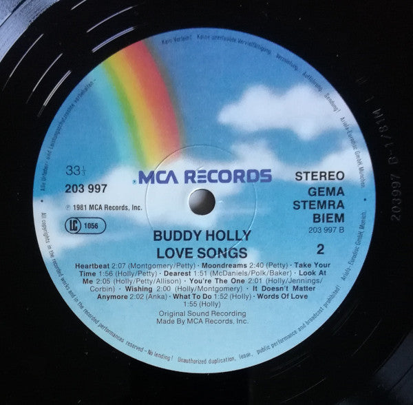 Buddy Holly - Love Songs
